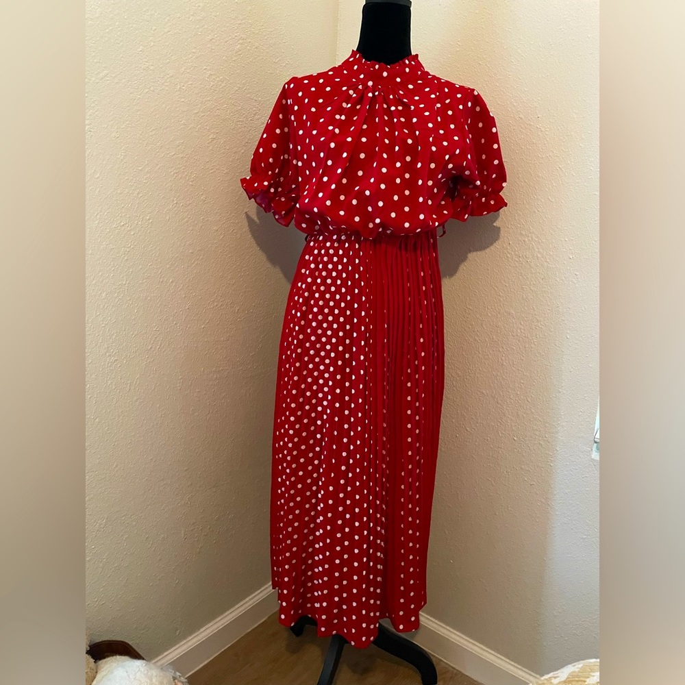 Red Polka Dot Dress